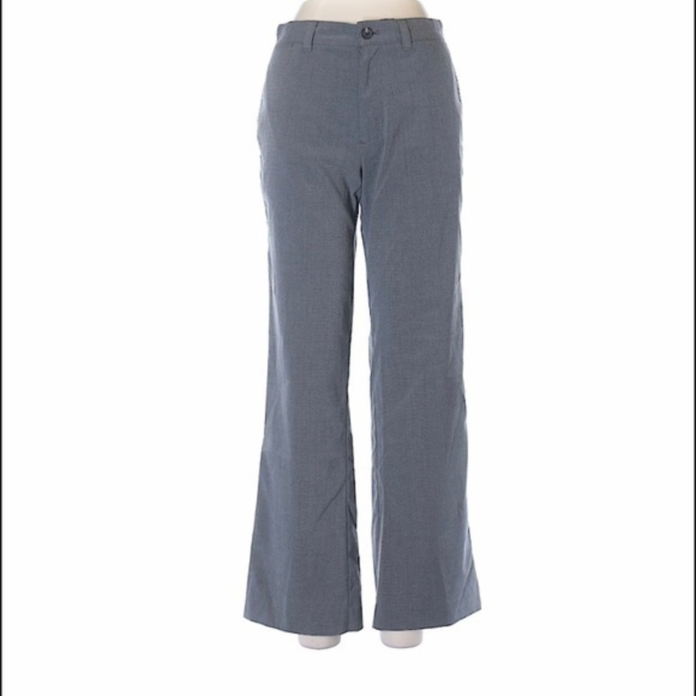 Kenneth Cole New York 30/30 grey higher rise stretch wide leg classic pants